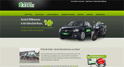 Desktop Screenshot of fahrschule-kruse-gmbh.de